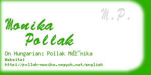 monika pollak business card